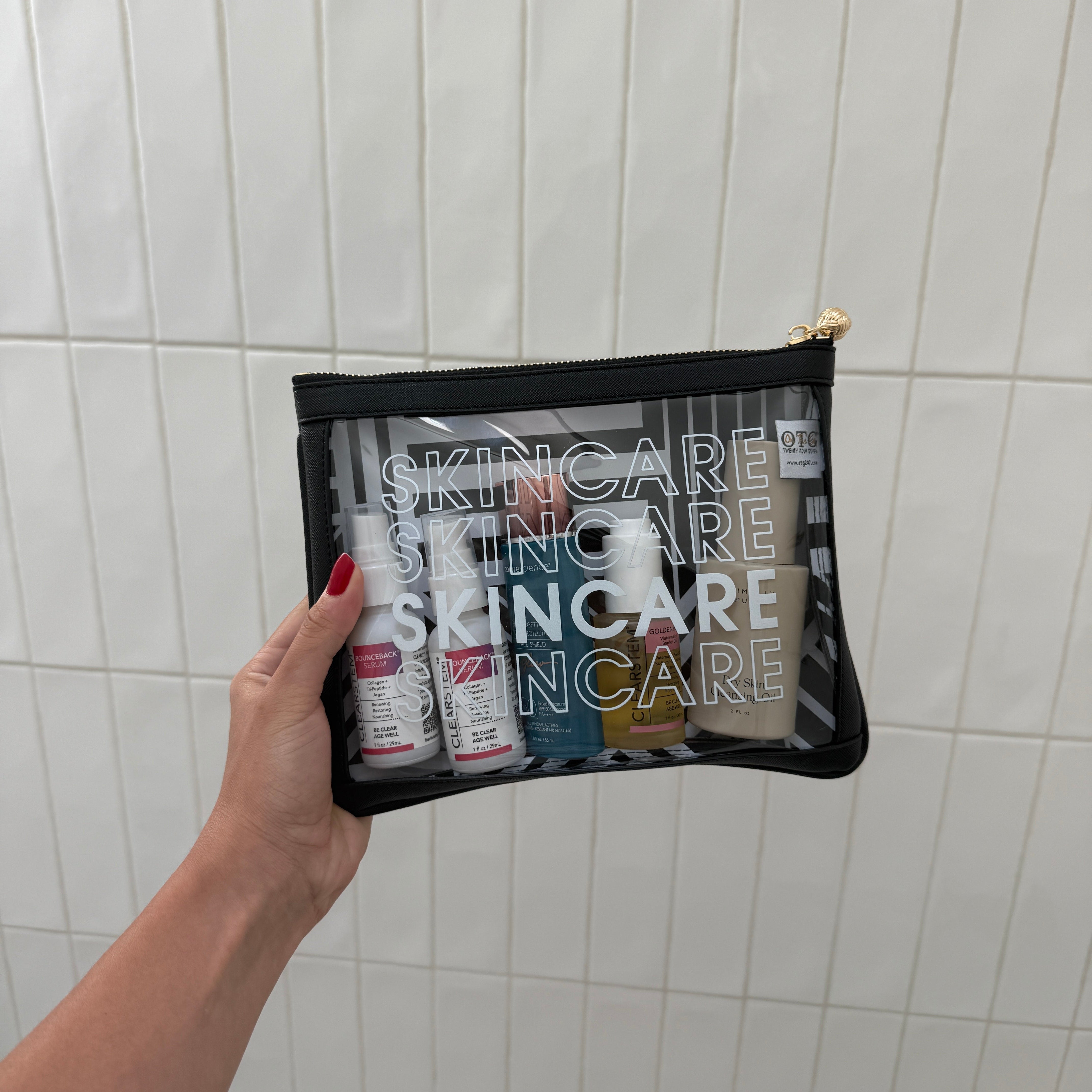 #4 Nudie Black Skincare Pouch