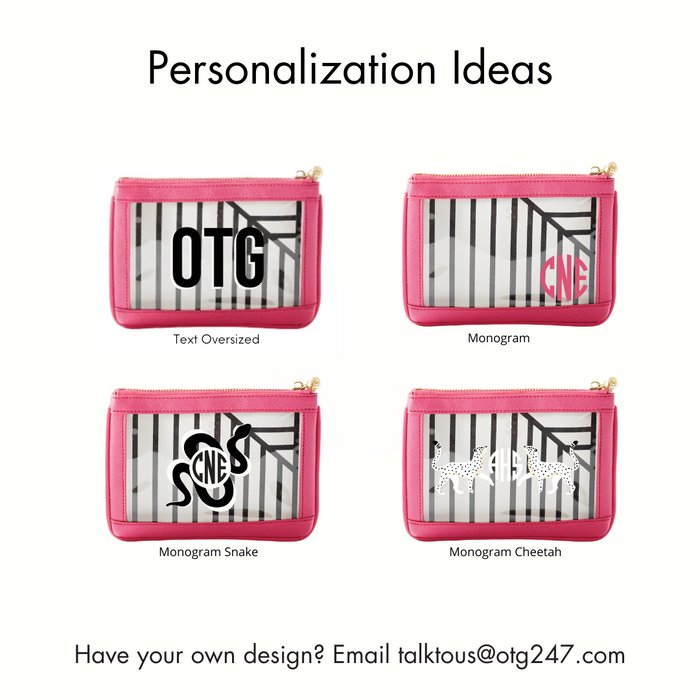 #2 Nudie Hot Pink Pouch – personalized image