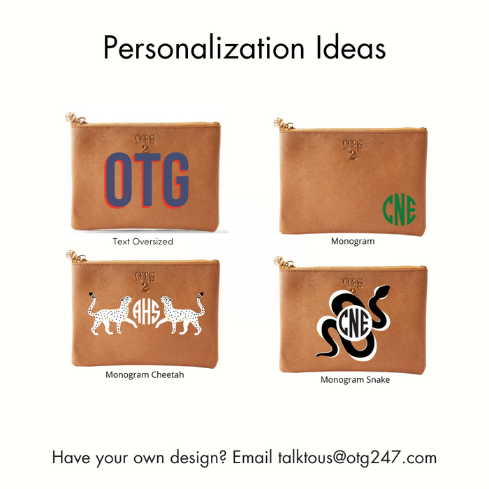 #2 Tan Pouch – personalized image