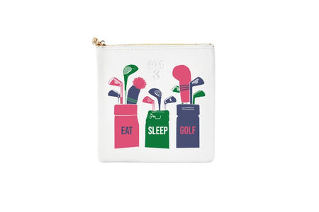 #3 White Eat Sleep G Pouch