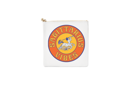 #3 White Sagittarius Pouch