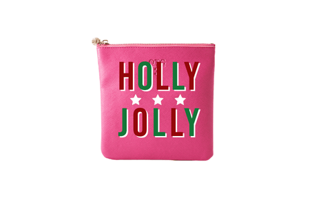 #3 Hot Pink Holly Jolly Pouch