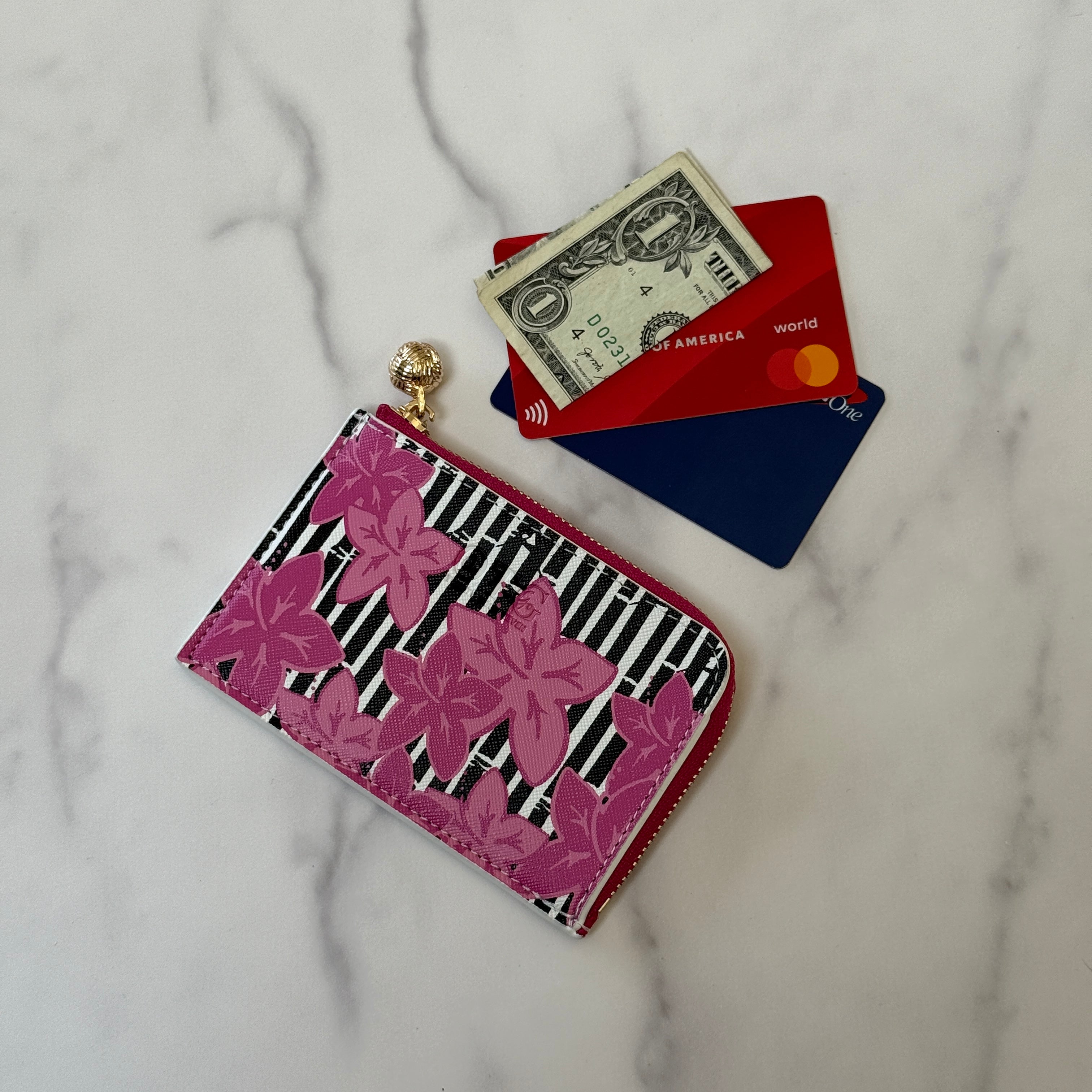 Card Case Beth Hibiscus