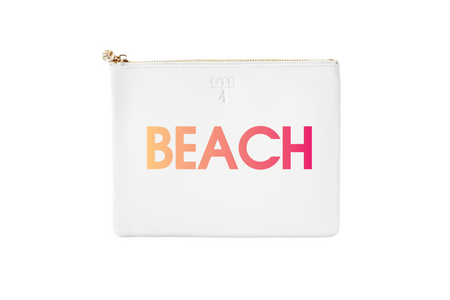 #4 Beach White Pouch