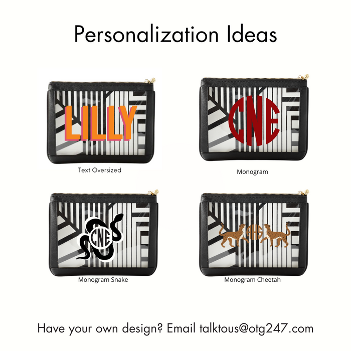 #4 Nudie Black Pouch – personalized image
