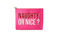 #4 Hot Pink Naughty or Nice Pouch