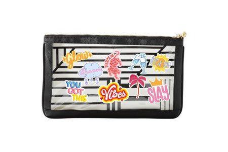 #5 Nudie Black Pos Vibes Clutch