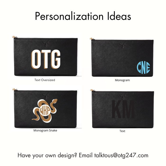 #5 Black Clutch – personalized image