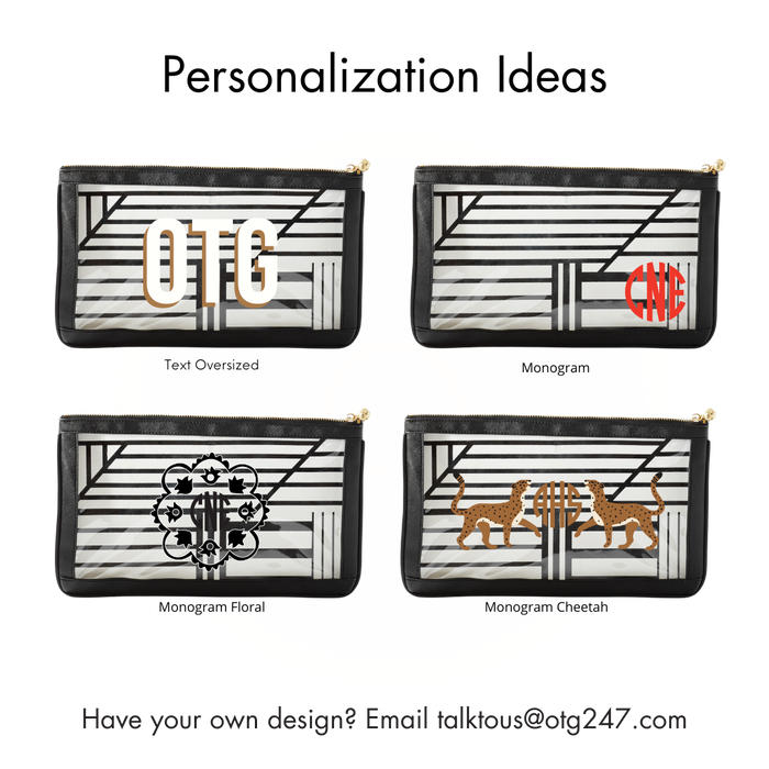 #5 Nudie Black Clutch – personalized image