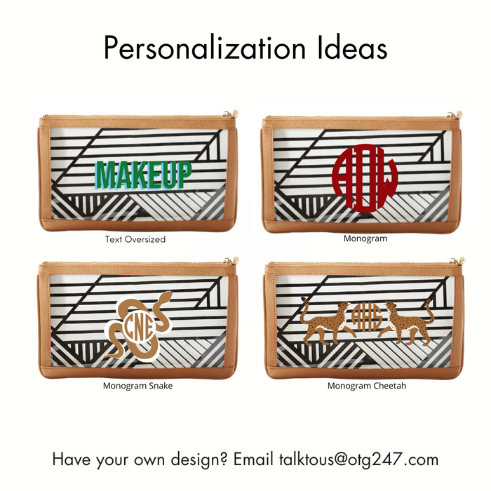 #5 Nudie Tan Clutch – personalized image