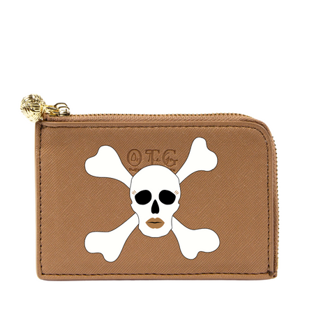 Card Case Holly Skull