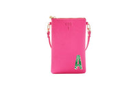 #1 Hot Pink with Leopard Initial