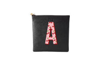 #3 Black with Cherry Initial