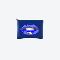#2 Navy Lips Blue Pouch