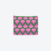 #4 Elle Shell Green Pouch