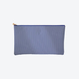 #5 Piper Pinstripe Navy Clutch
