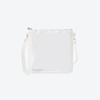 #6 Double Nudie White Crossbody