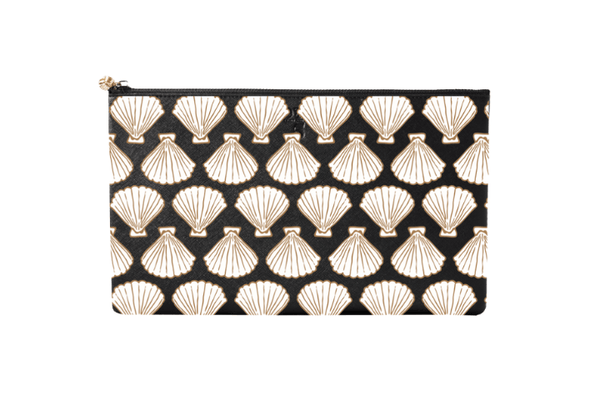 #5 Elle Shell Black Clutch