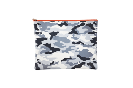 #8 Abby Camo Gray Pouch