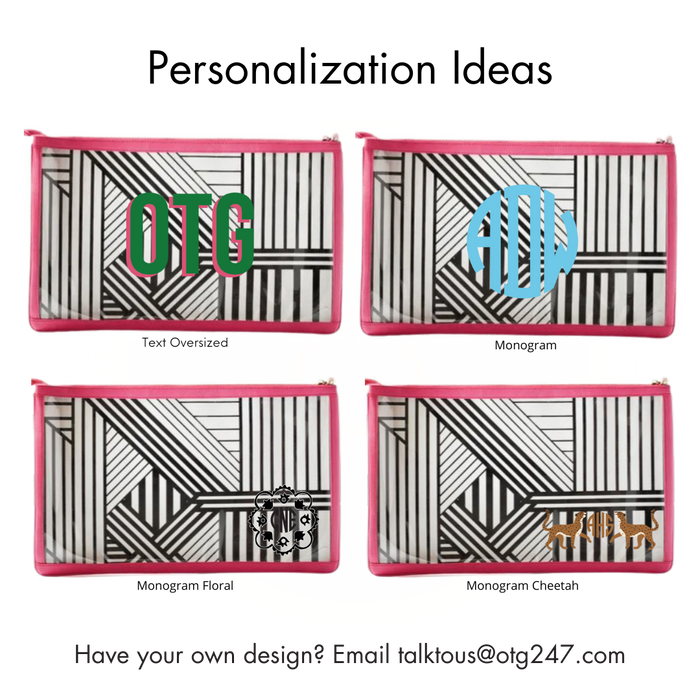#10 Nudie Hot Pink Pouch – personalized image