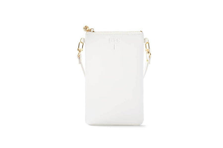 #1 White Crossbody Wristlet