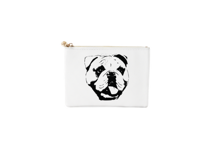#2 Bulldog White Pouch