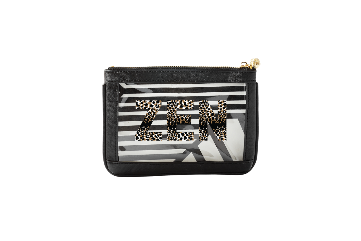 #2 Nudie Black Leopard Zen Pouch