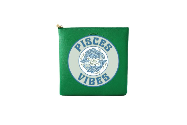 #3 Green Pisces Pouch