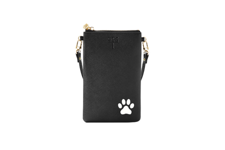 #1 Paw Black Crossbody/Wristlet