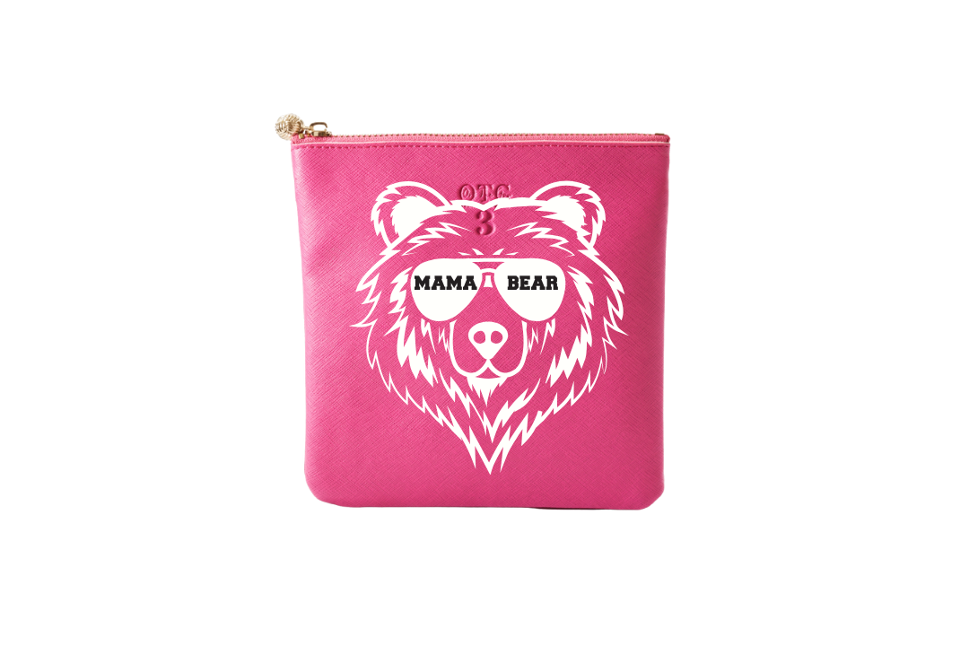 #3 Mama Hot Pink Pouch