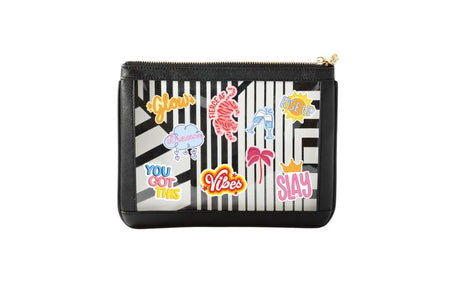 #4 Nudie Black Positive Vibes Pouch