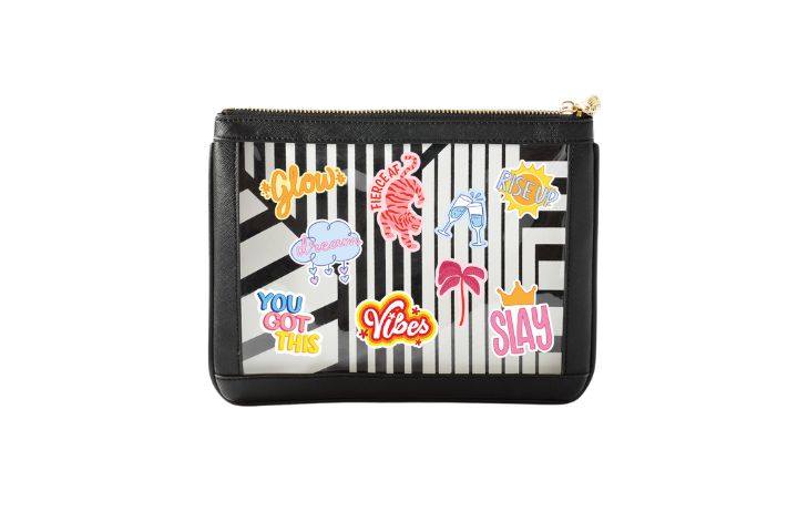 #4 Nudie Black Positive Vibes Pouch