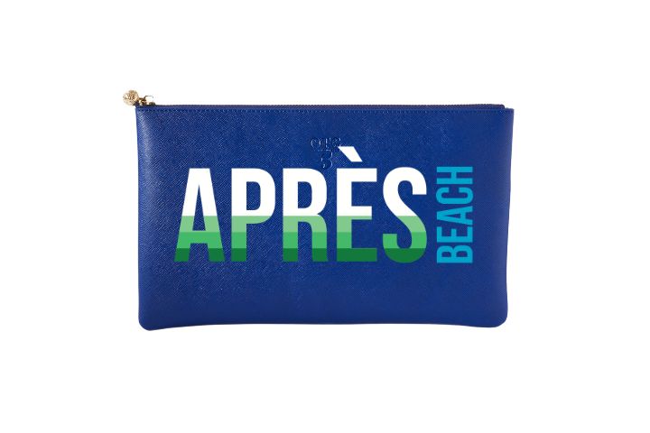 #5 Navy Après Beach Clutch