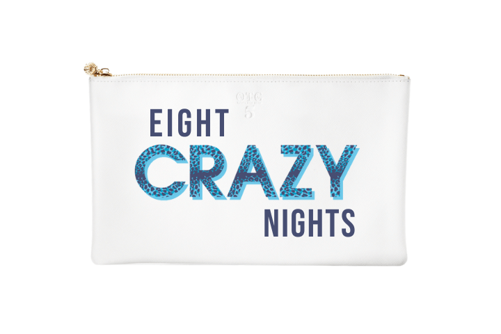 #5 White Eight Nights Clutch