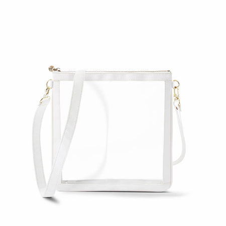 #6 Double Nudie White Crossbody