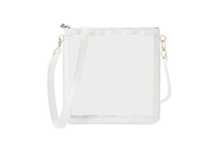 #6 Double Nudie White Crossbody