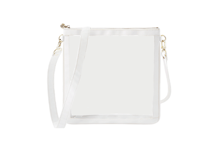 #6 Double Nudie White Crossbody