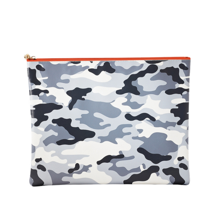 #8 Abby Camo Gray Pouch