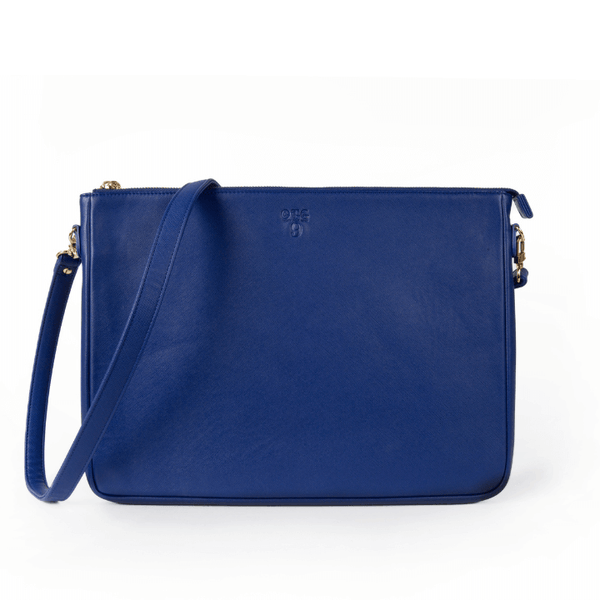 #9 Navy Padded Crossbody Techie