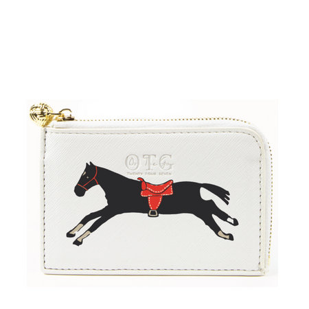 Card Case Horse White