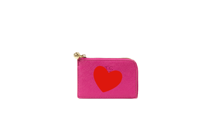 Card Case Hot Pink Love