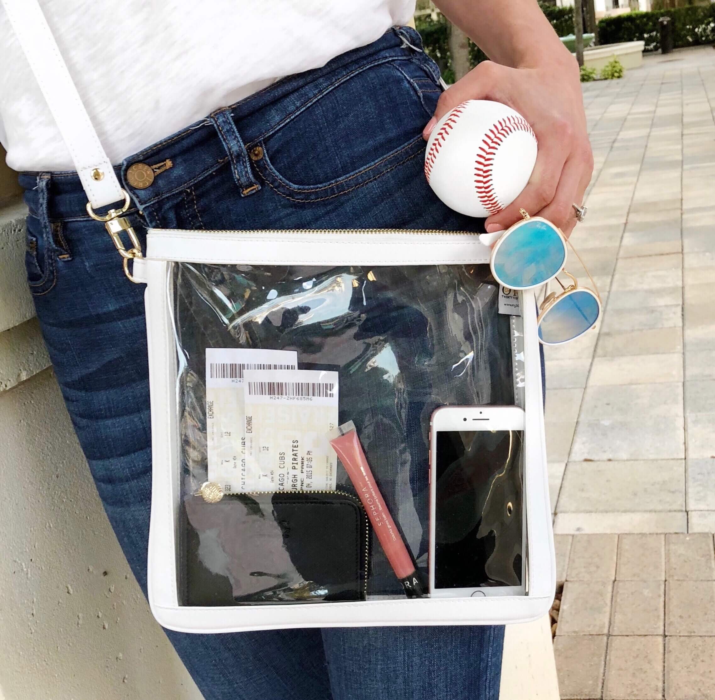 #6 Double Nudie White Crossbody