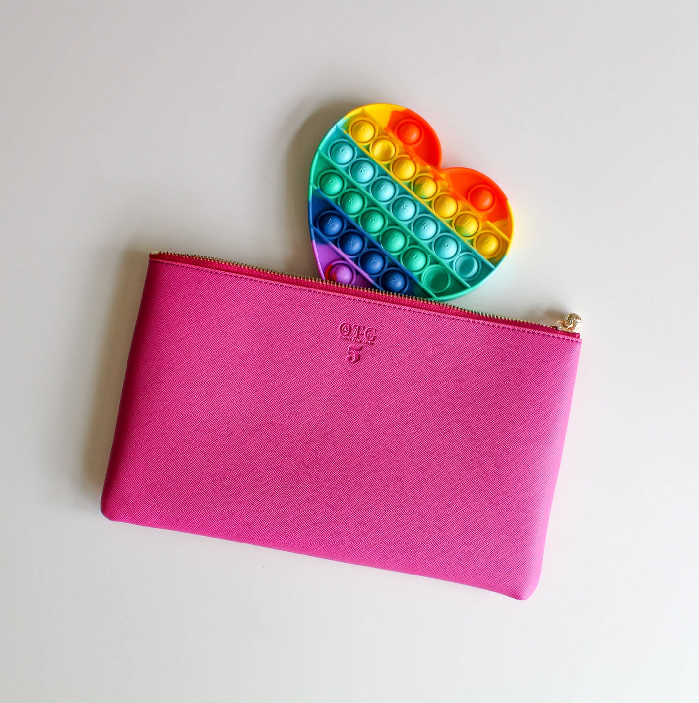 #5 Hot Pink Clutch