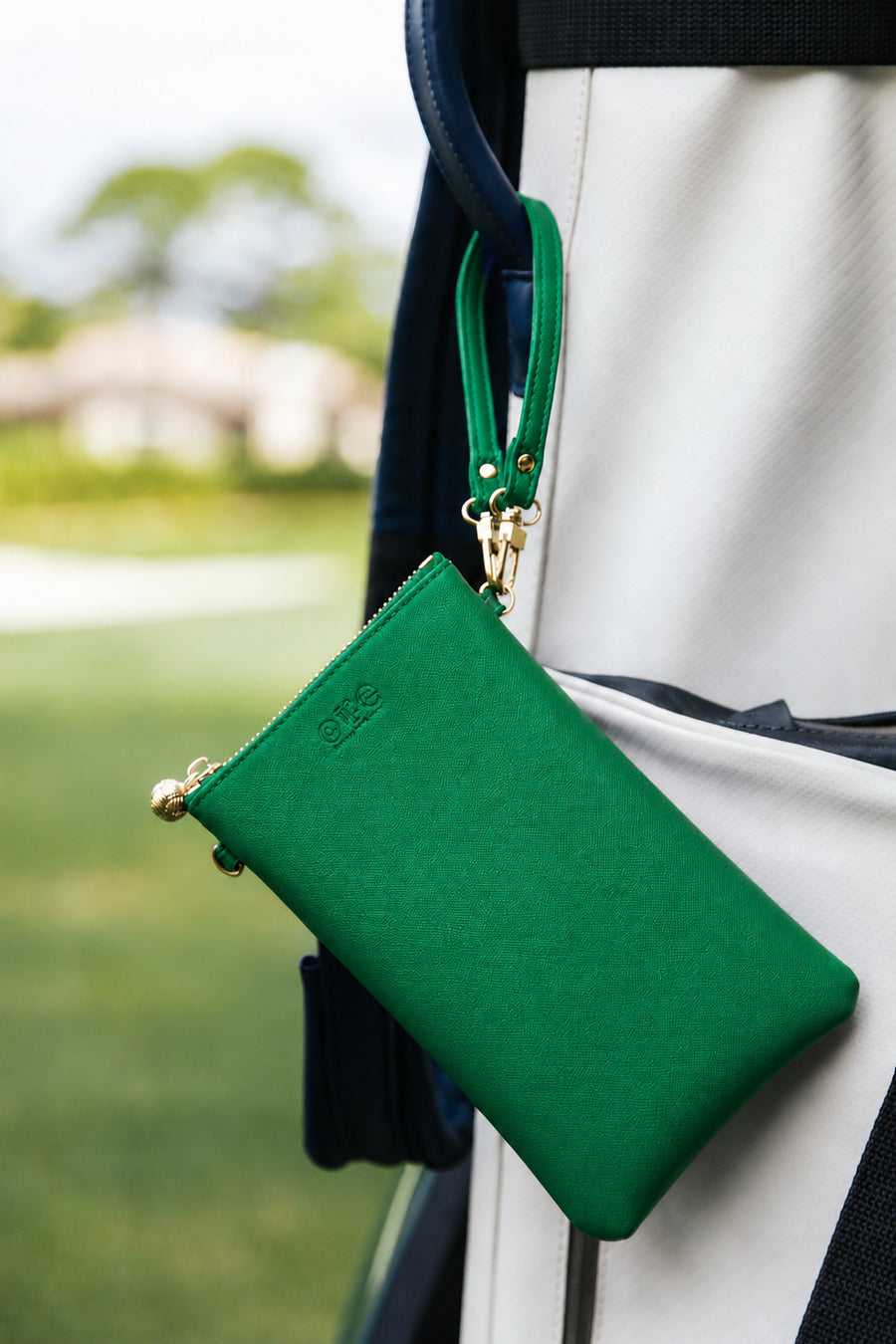 #1 Green Crossbody Wristlet, lifestyle photo 1