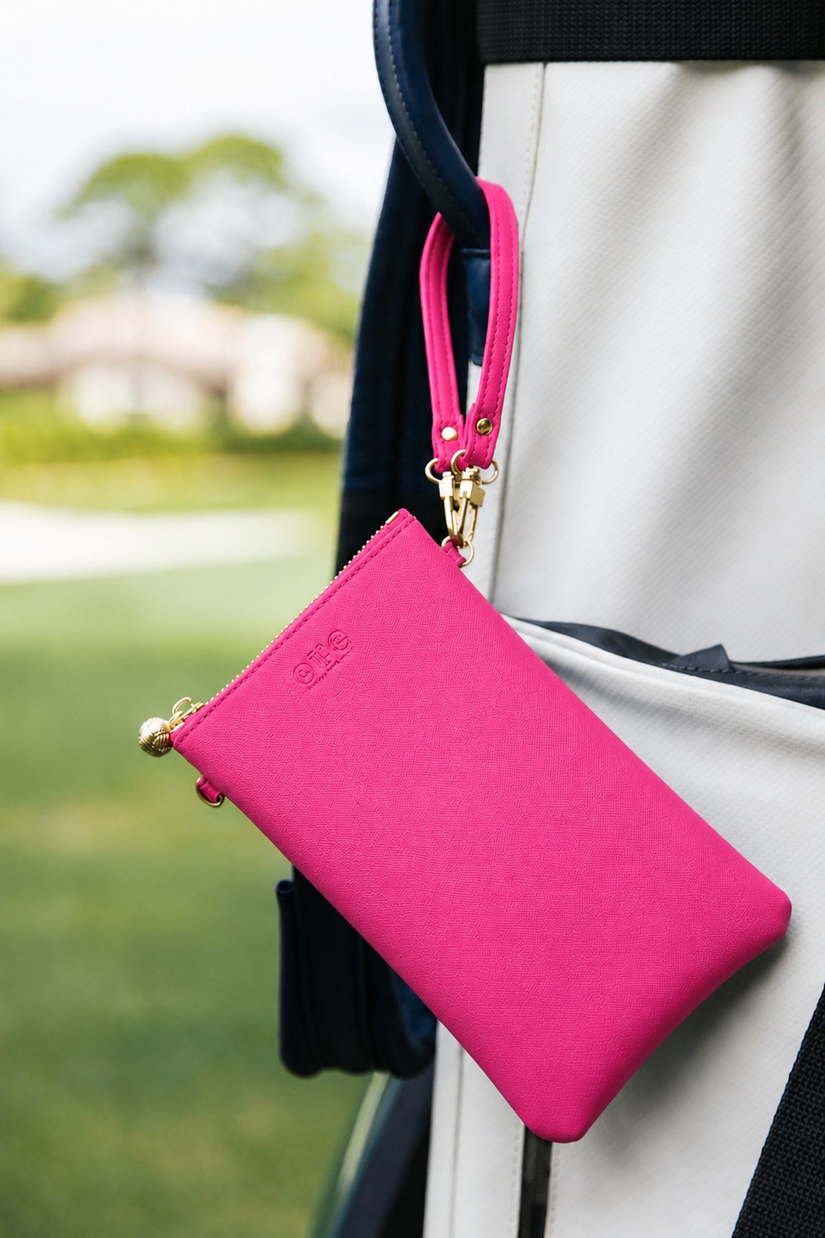 #1 Hot Pink Crossbody Wristlet