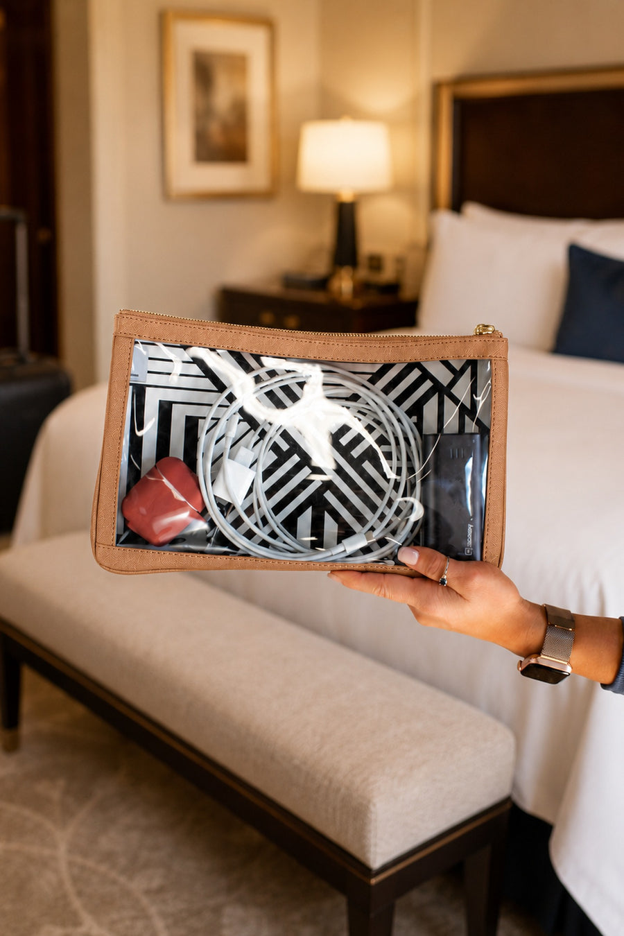 #5 Nudie Tan Clutch, lifestyle photo 2