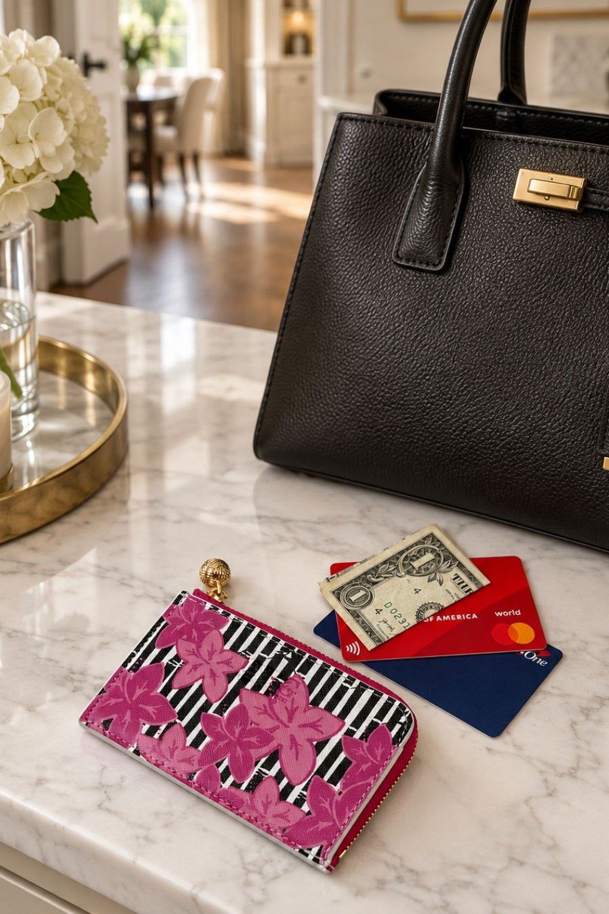 Card Case Beth Hibiscus
