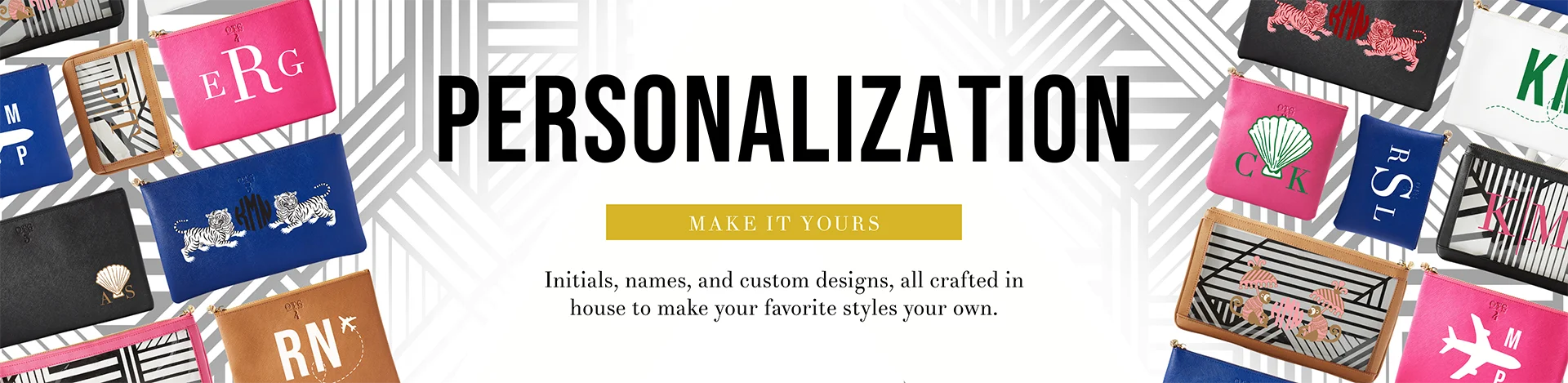 Browse all OTG|247 bags featuring personalization.