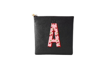 #3 Black with Cherry Initial