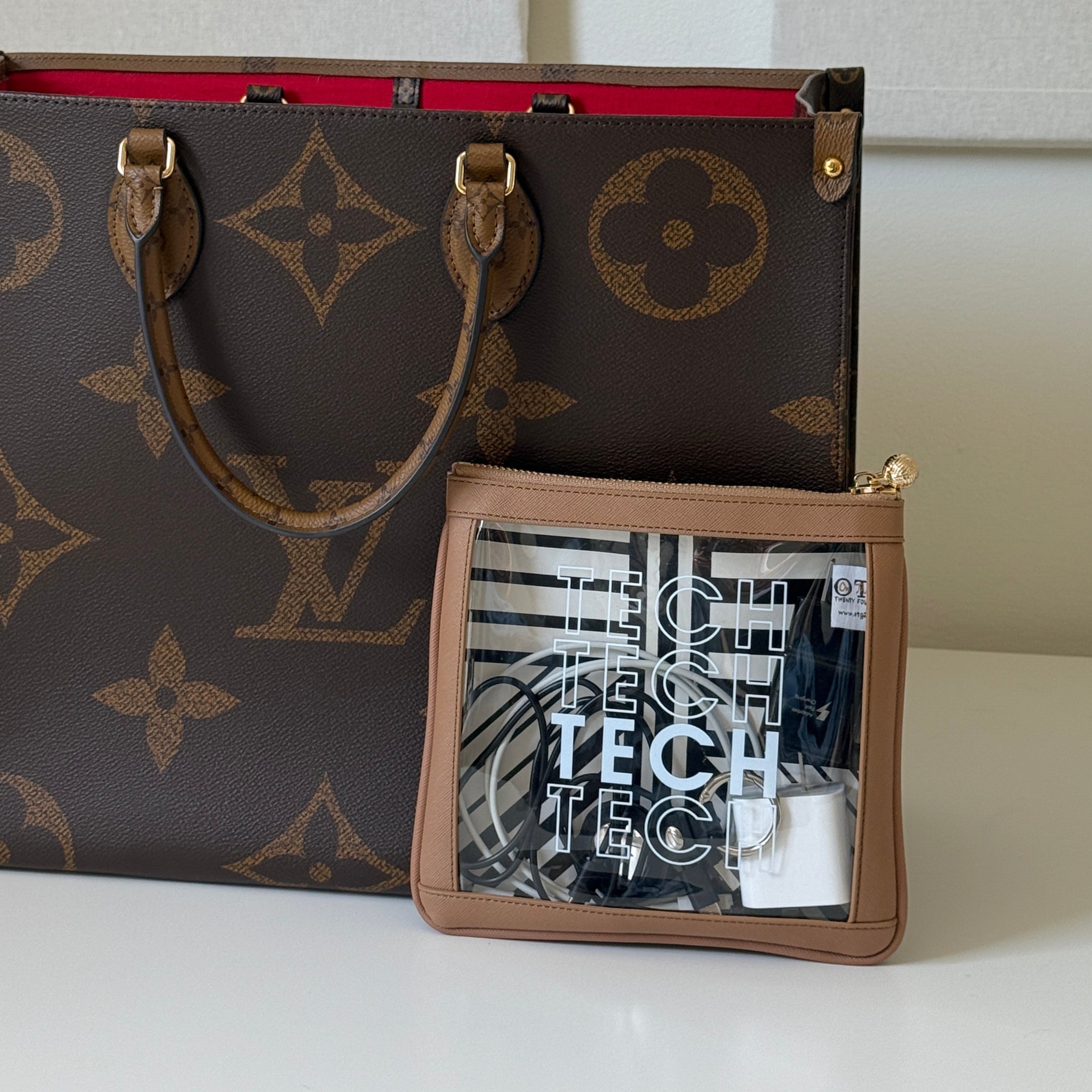 #3 Tech Nudie Tan Pouch
